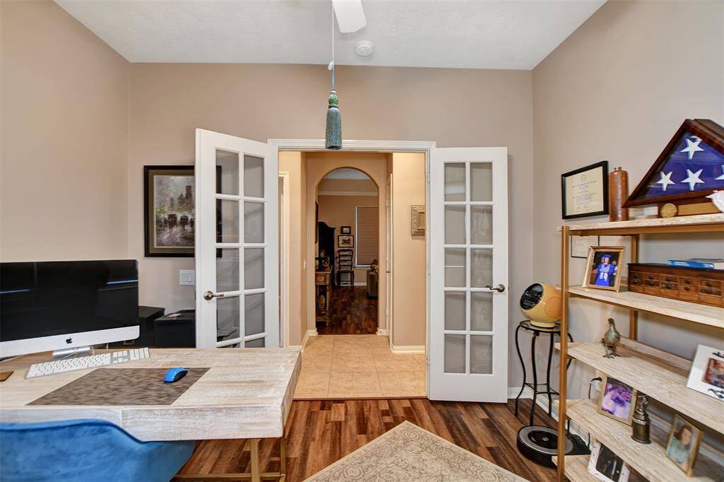 Study with french doors