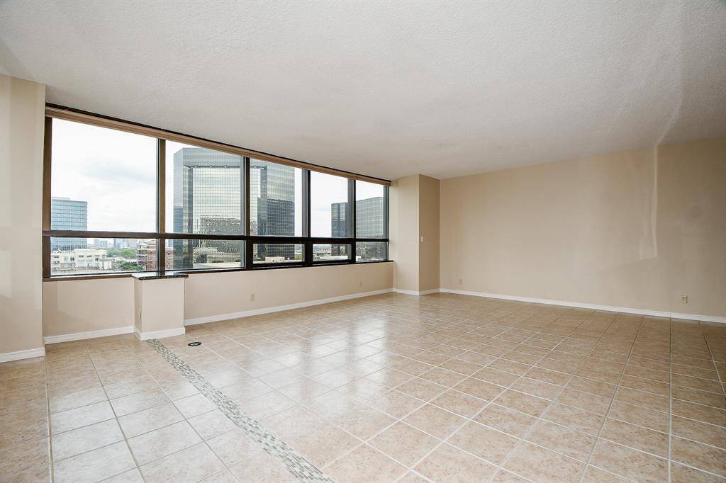 Living room with East view