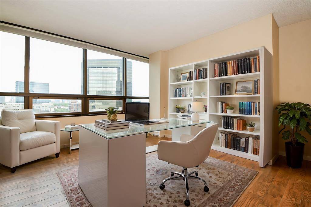 Flex room used as study