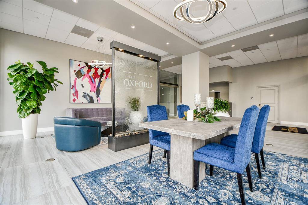 Gracious formal lobby awaits you and your guests upon entry