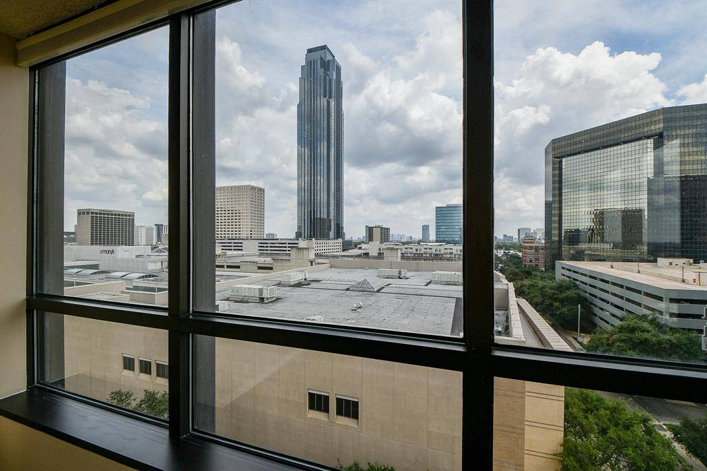 View of Williams Tower and downtown from primary bedroom