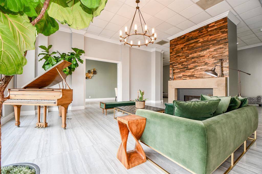 Informal lobby inside the private community space