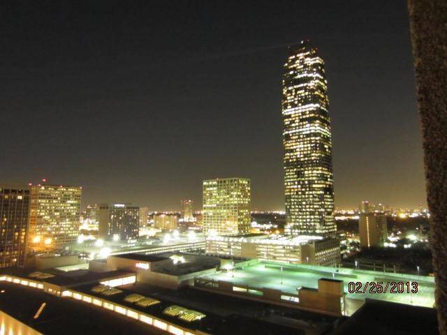 Spectacular night time views from 10th floor
