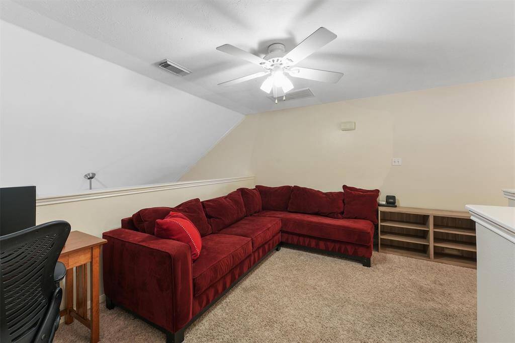 Another view of the large upstairs game room.