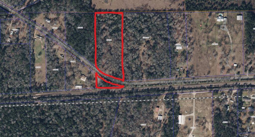 A portion of the property is across the road.