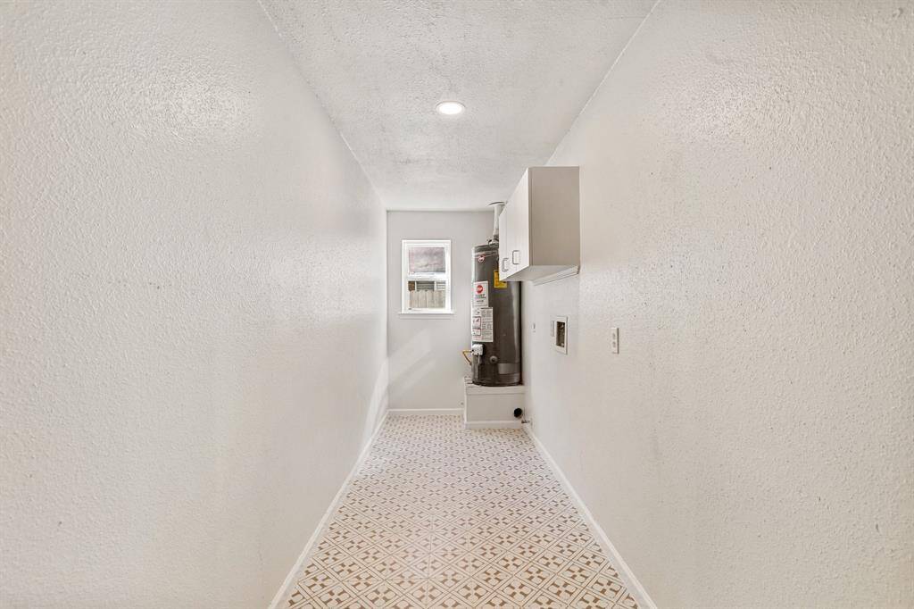 In house laundry/utility room.