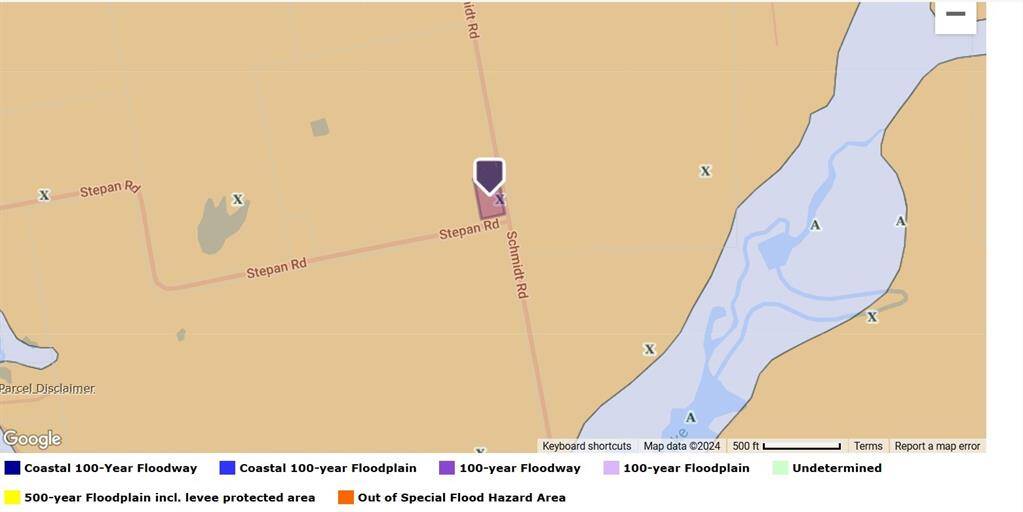 NO PORTION OF THIS PROPERTY IS IN THE FLOODPLAIN