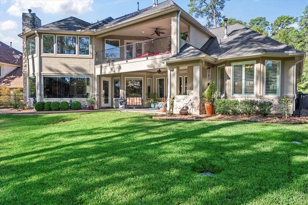 Lush landscaping