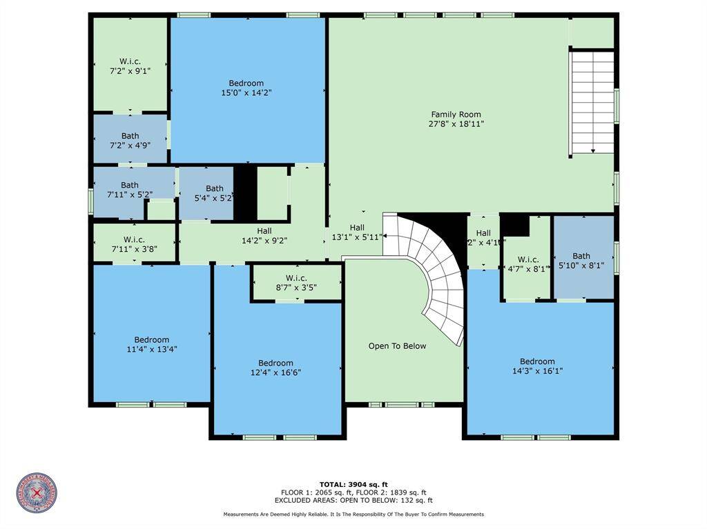 Downstairs floorplan
