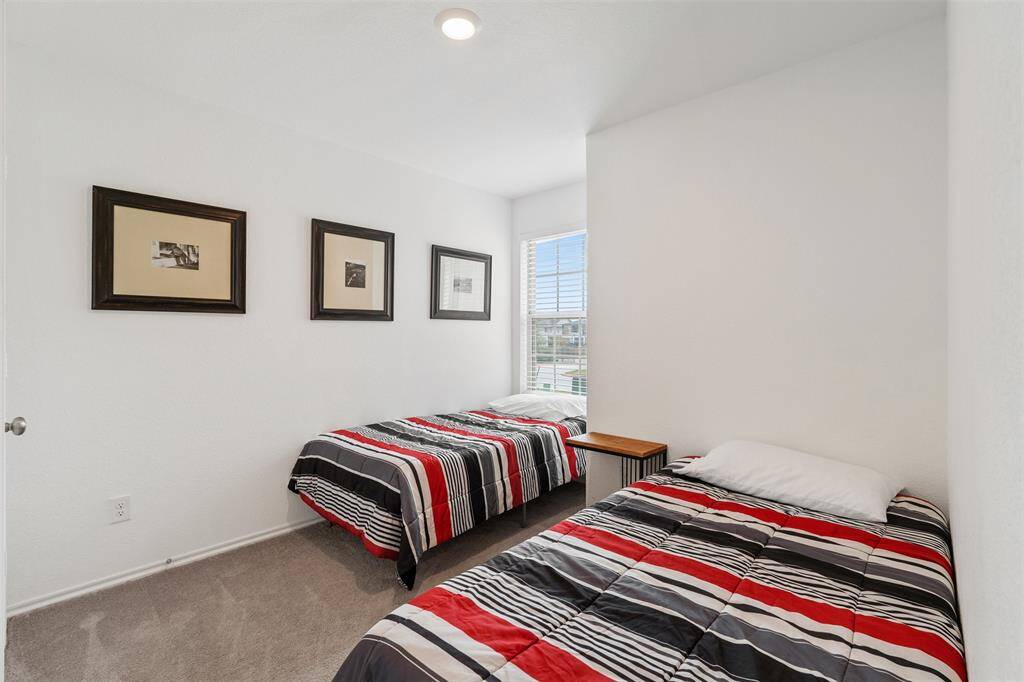 Finally we have the last of the 4 bedrooms. This one works great for having multiple beds, or put a larger bed and a desk on the other wall. You have options!