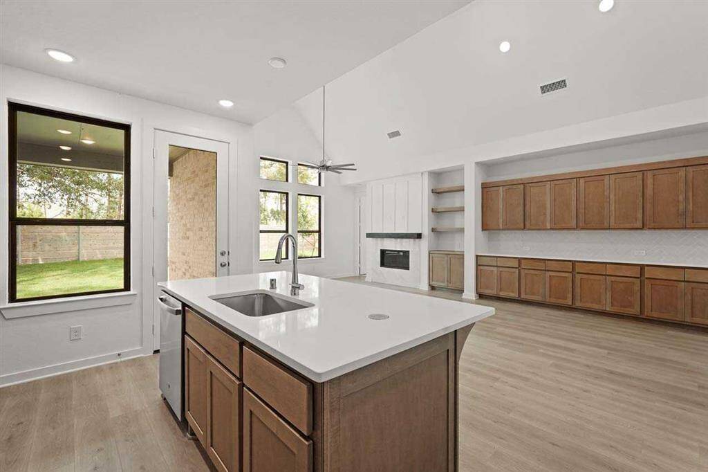 Open concept Kitchen, Dining and Living Room