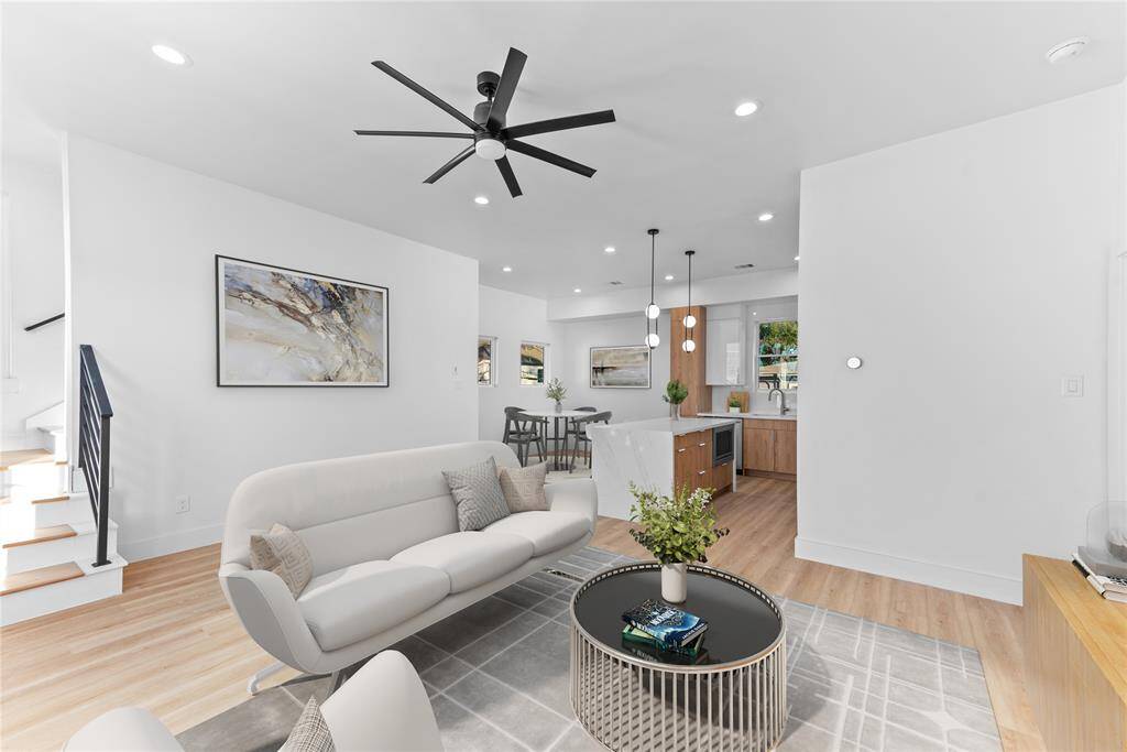 Virtually Staged Living Room