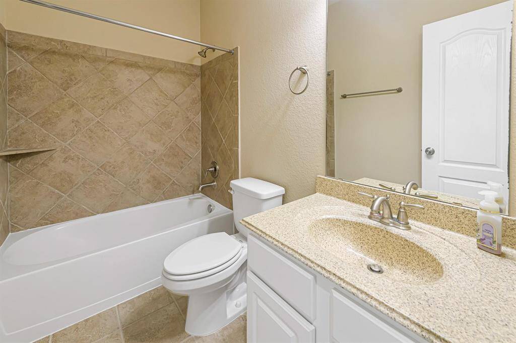1 of 4 full bathrooms in the home.