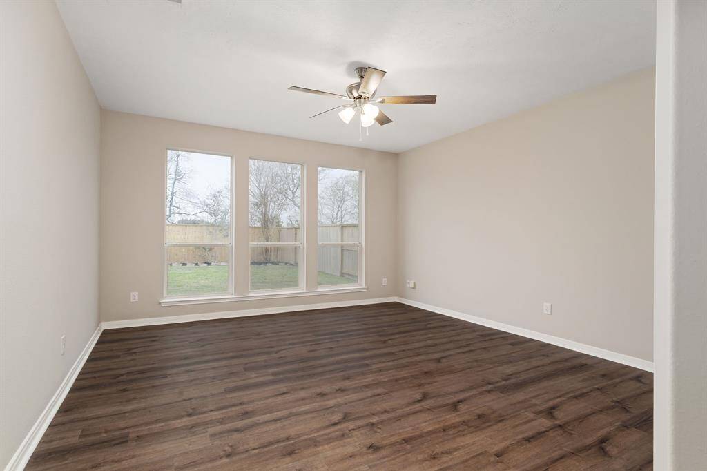 This is the bedroom that is located on the first floor!