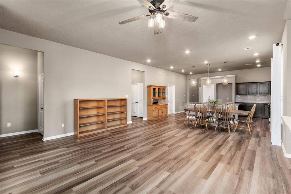 Sit back and relax while still chatting with family in the kitchen.