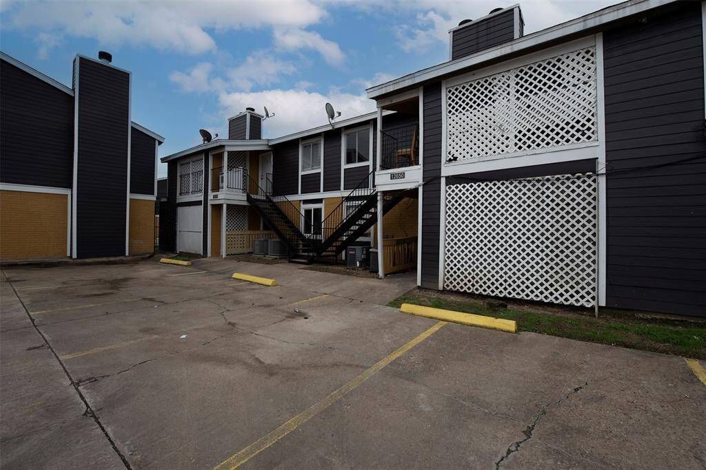 Another view of the condos showing privacy off of the balcony.