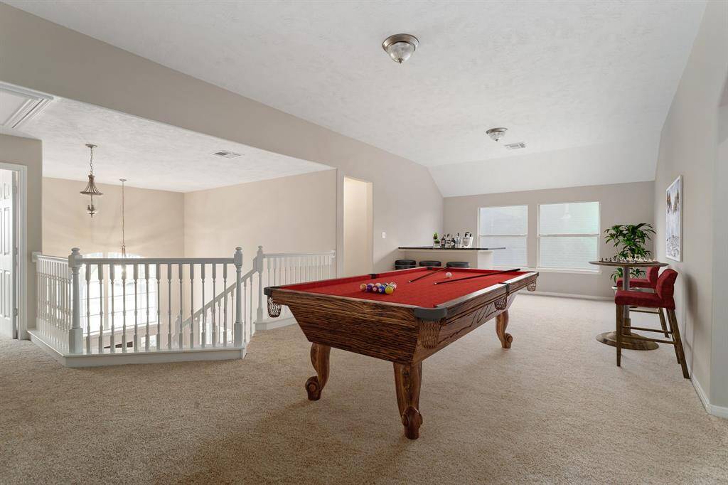 Virtual staging of the game room!