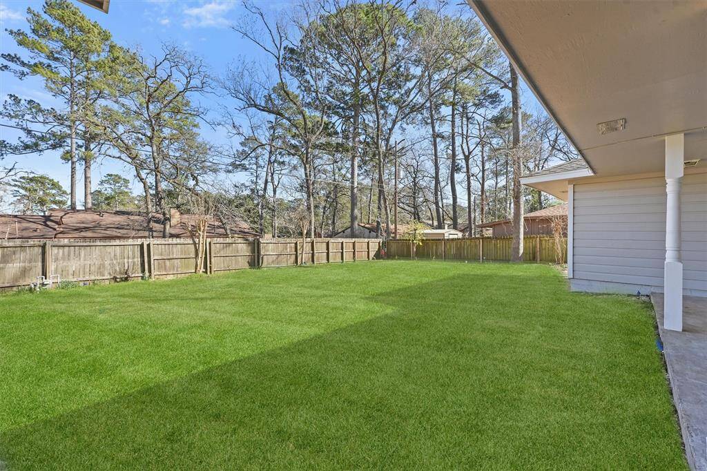 Spacious backyard (Grass virtually enhanced)