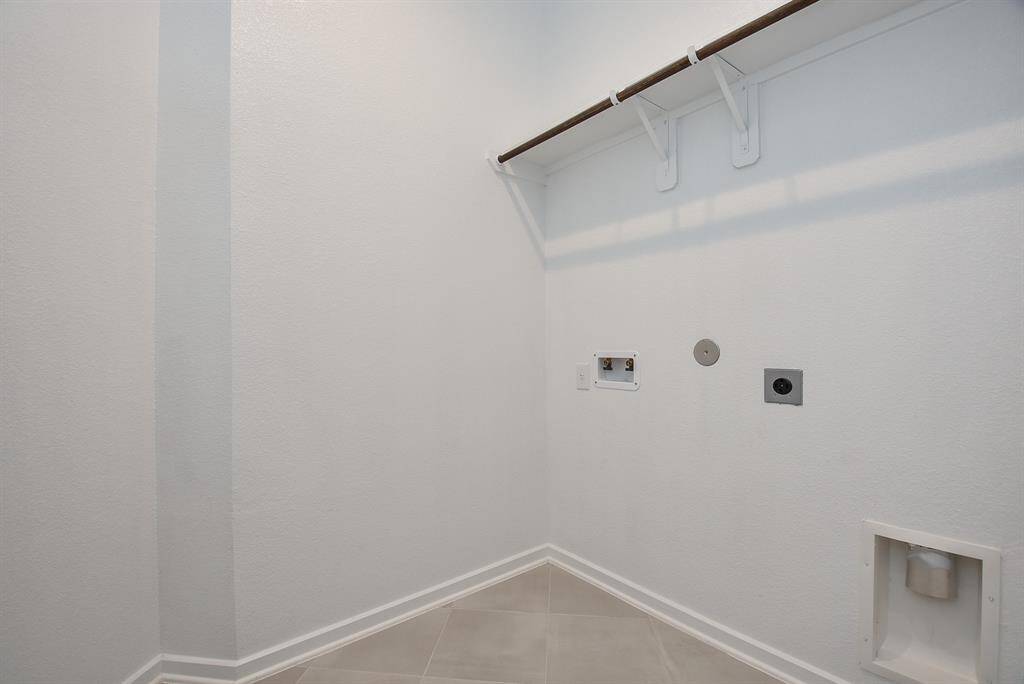 Laundry room comes with washer and dryer