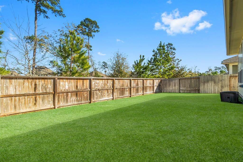 The home has full gutters that connect to french drains that drain to the front and back of the property