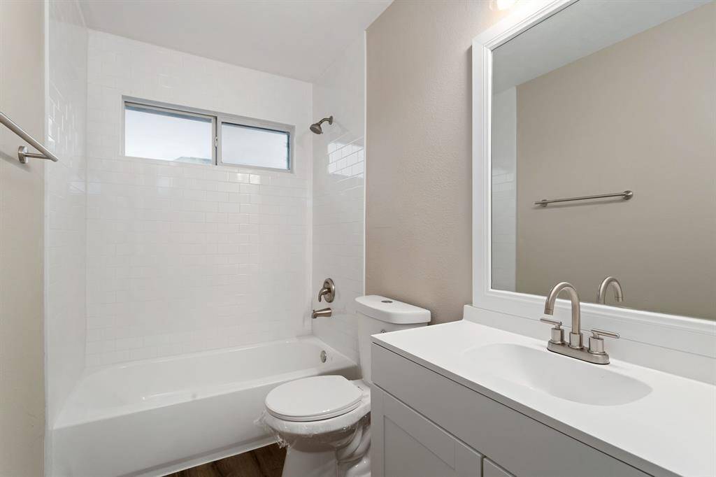 View of the hall bathroom!