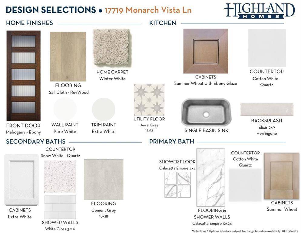 Design Selections