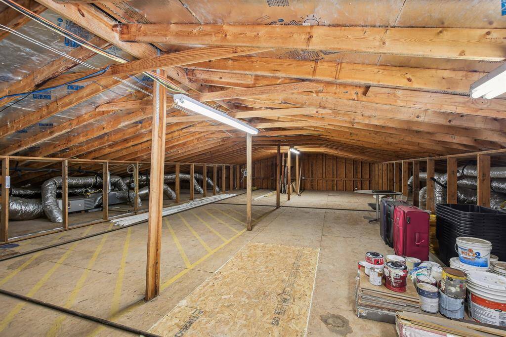 Loft above house