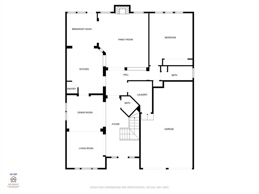 Floor plan of the 1st floor!