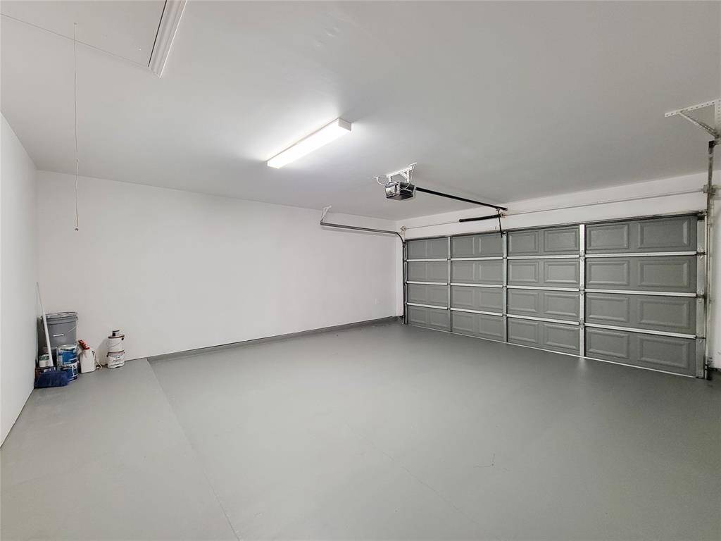 Very clean Garage. Freshly painted floor and walls.