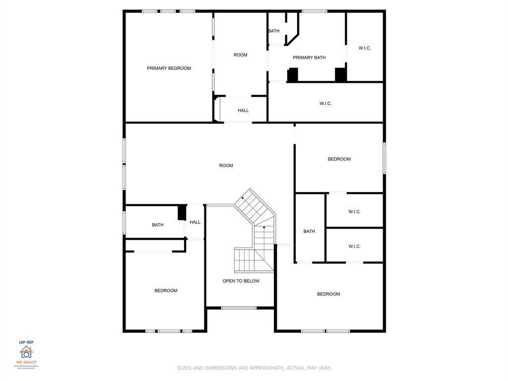 Floor plan of the 2nd floor!
