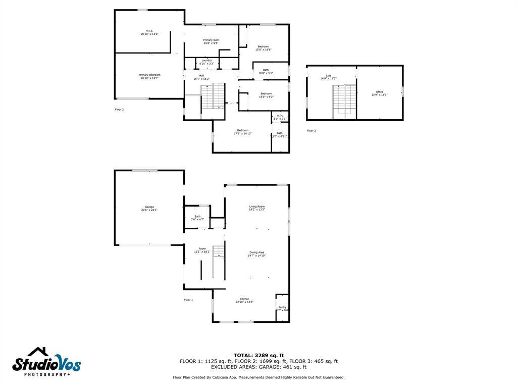 Floor plan for La Branch - full size version available, inquire with listing agent.