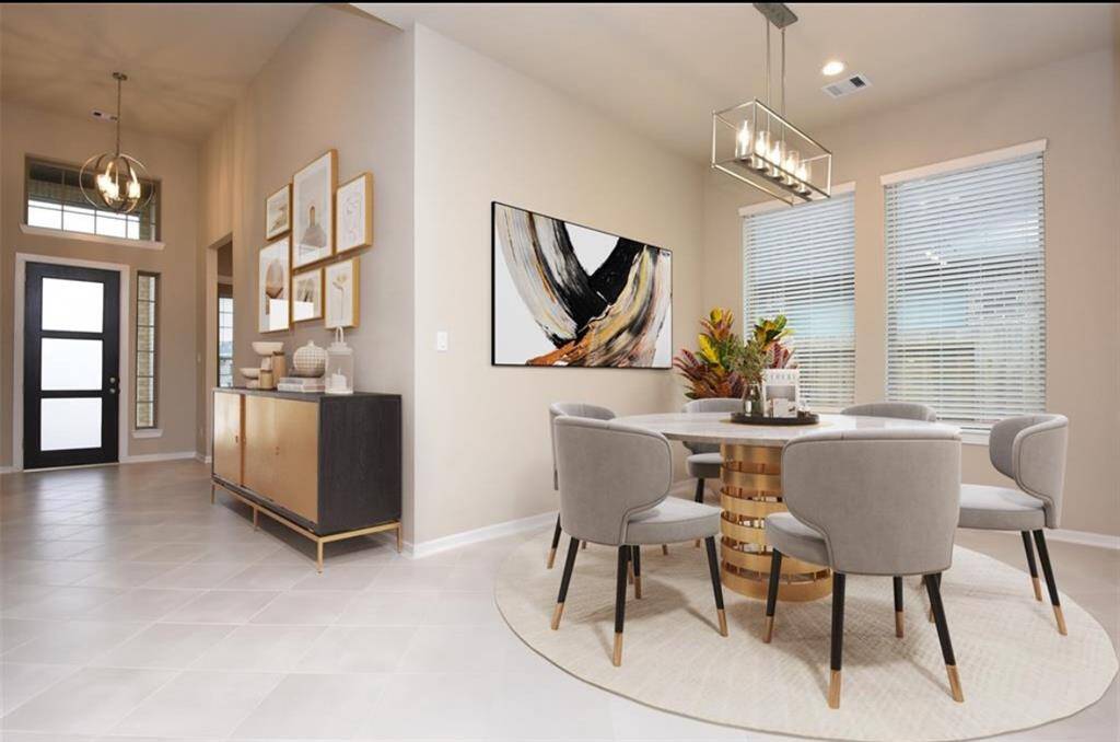 Formal dining area