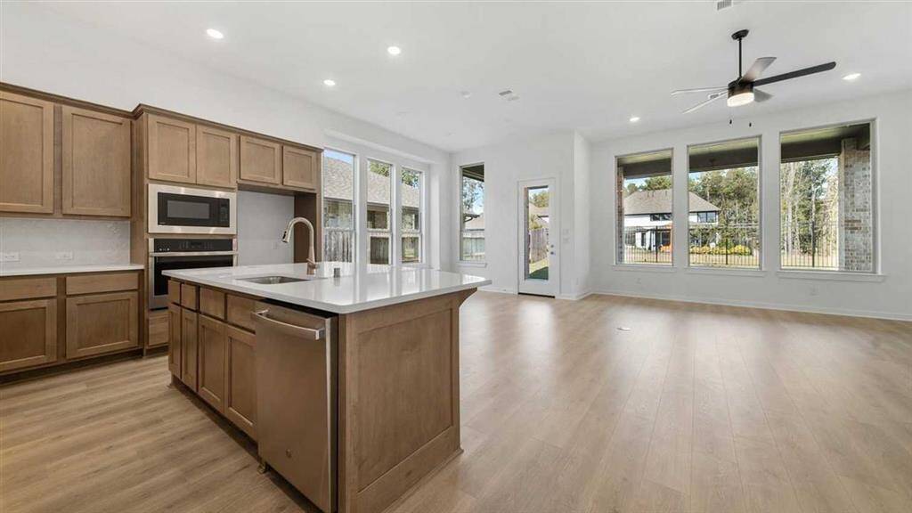 Open Concept Kitchen, Dining and Living Room