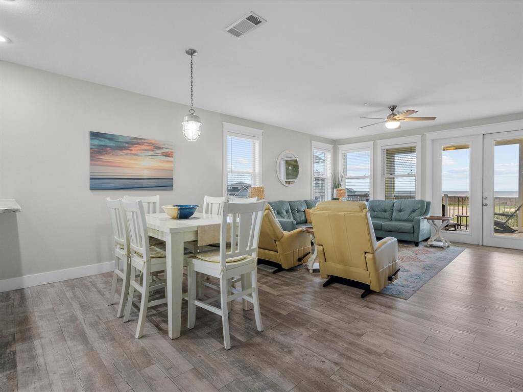 Open Concept Living & Dining Room