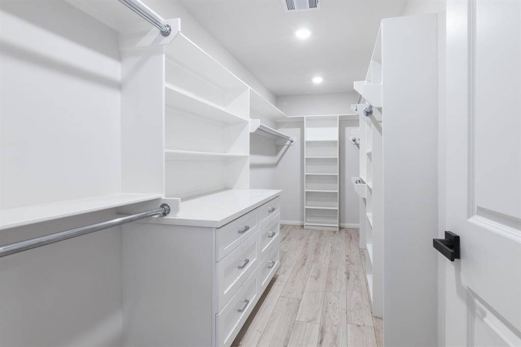One of the largest walk-in closets in the neighborhood.
