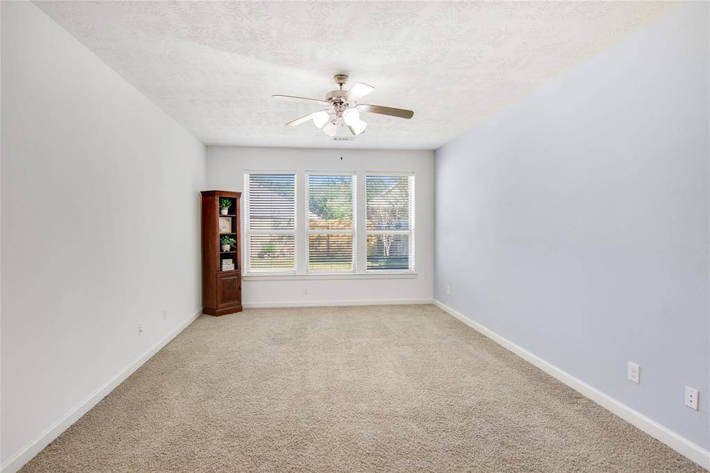 Spacious primary suite.