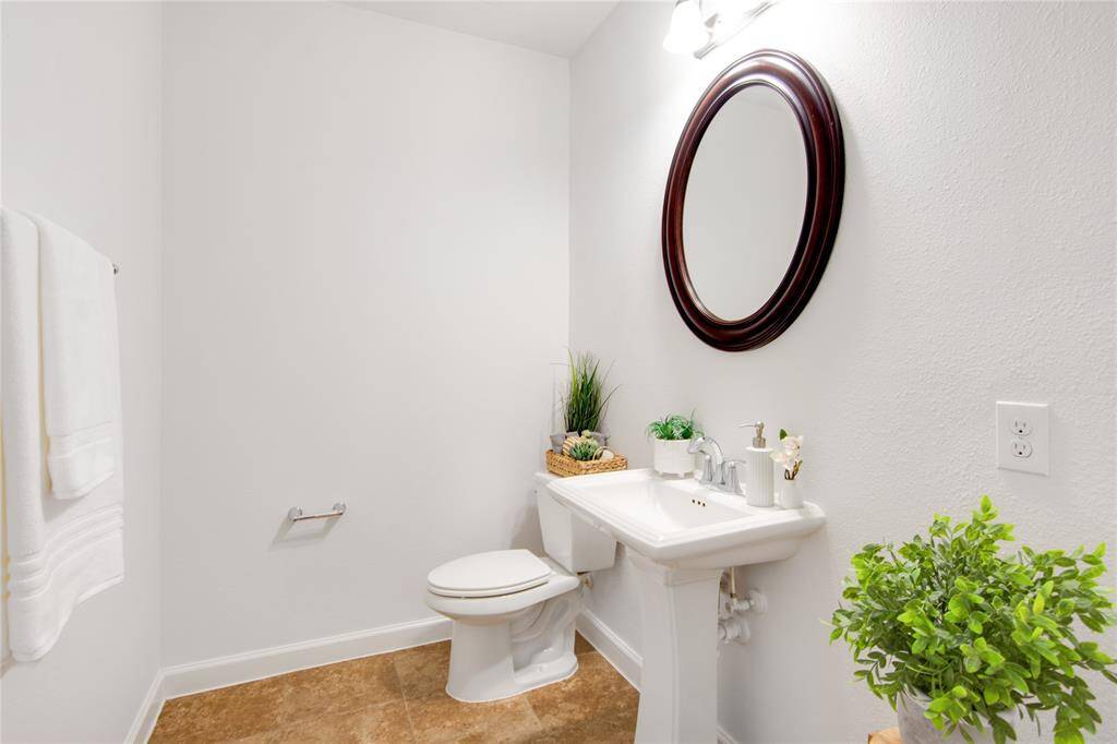 Powder bathroom.
