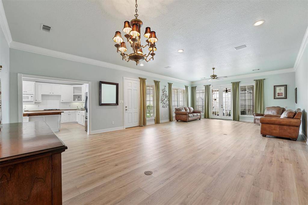 View of Living Room and Dining Room
