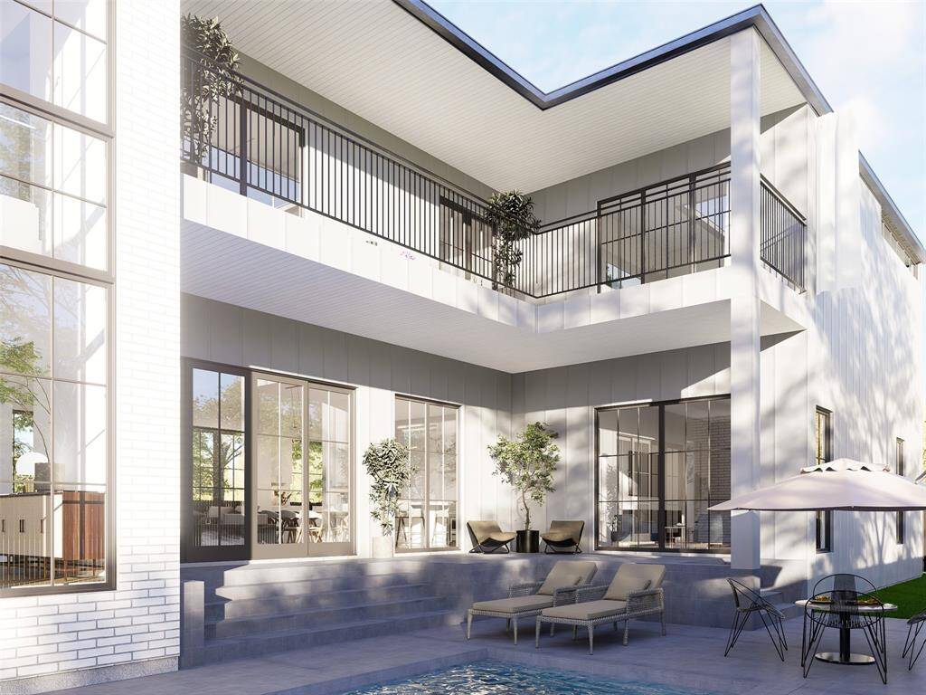 Outdoor living space is an extension of the home's luxury