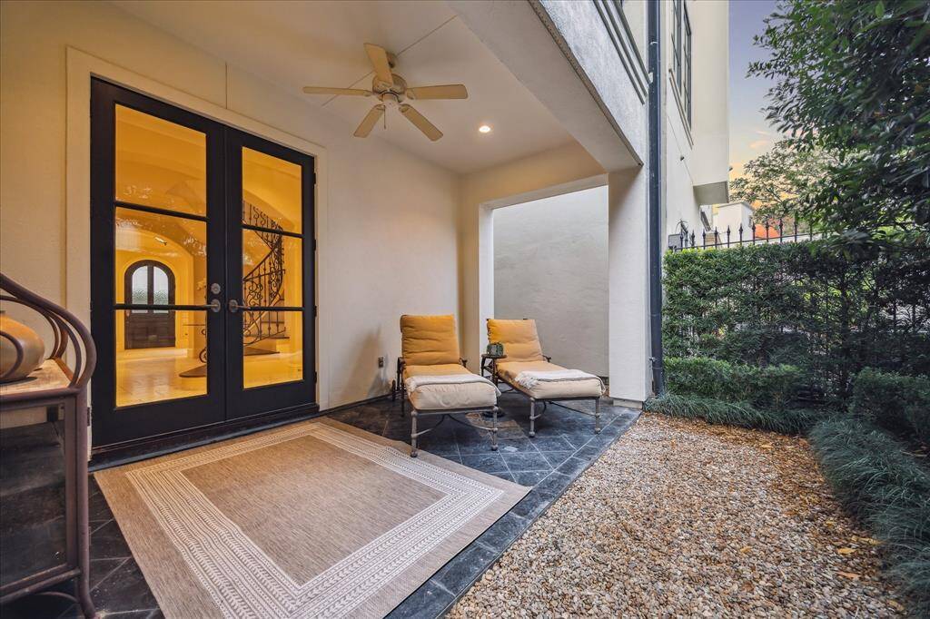 Alternate view of first floor patio.