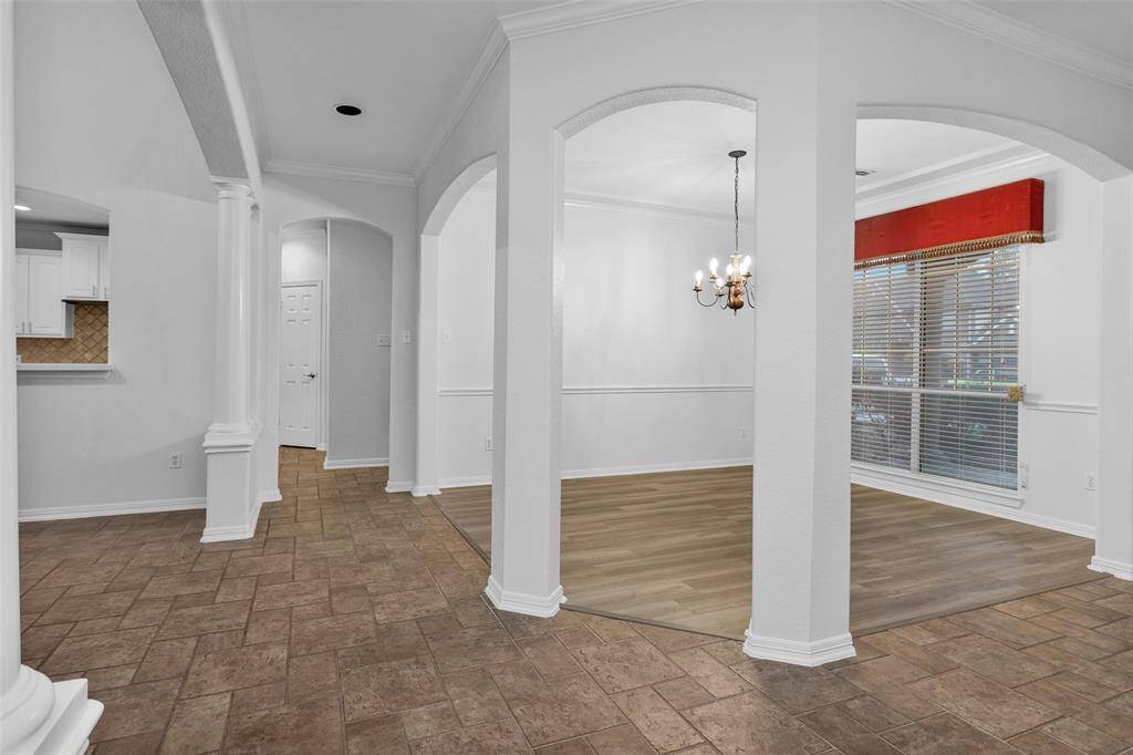The open floorplan enhances the view all around.