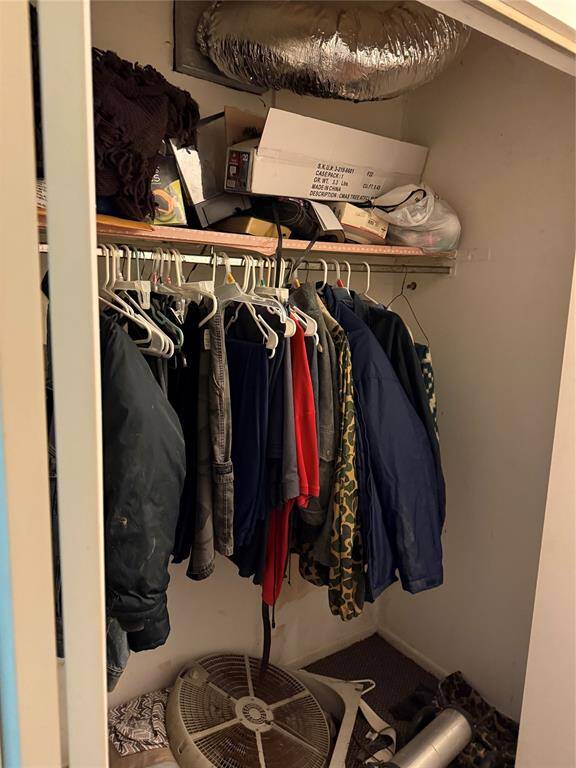 Bedroom #1 closet