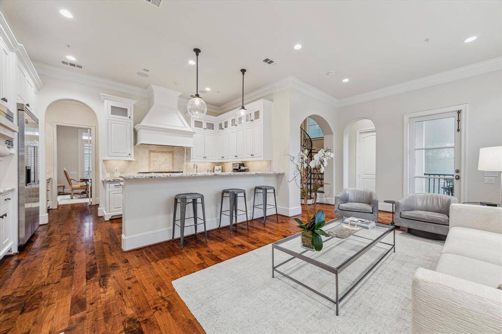 Kitchen is open to the family room.