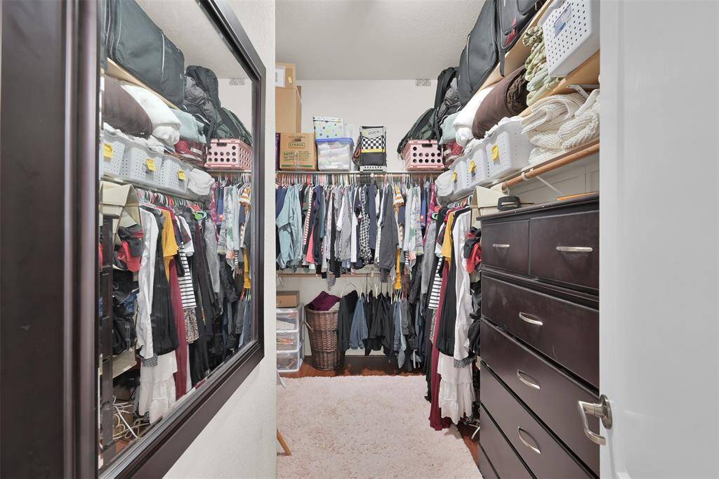 Large primary closet