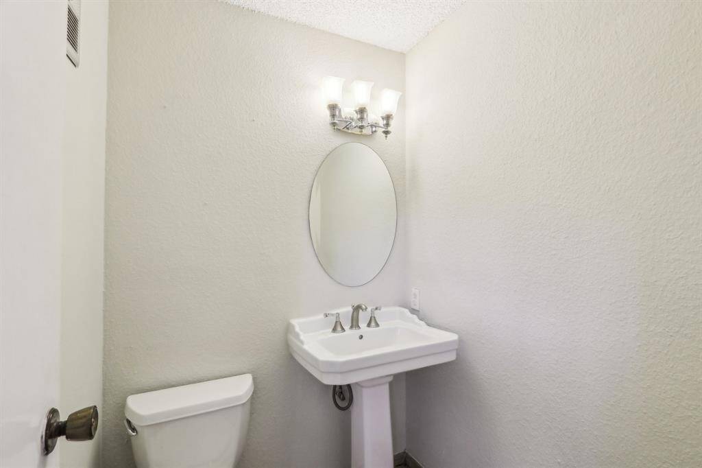 1/2 bath down