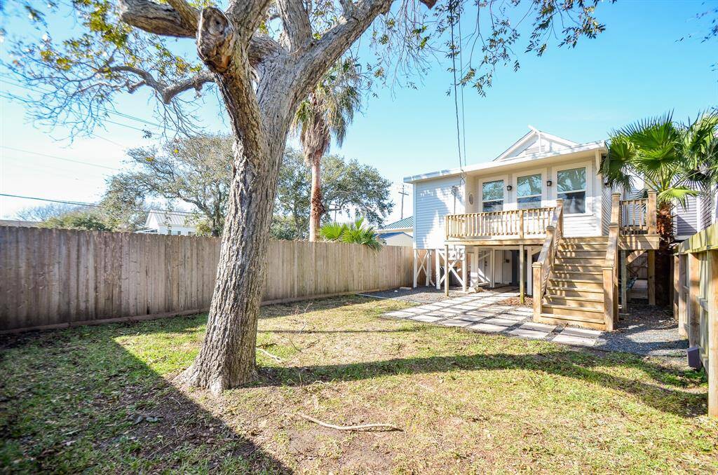 Spacious backyard. New fence installed in 2021.