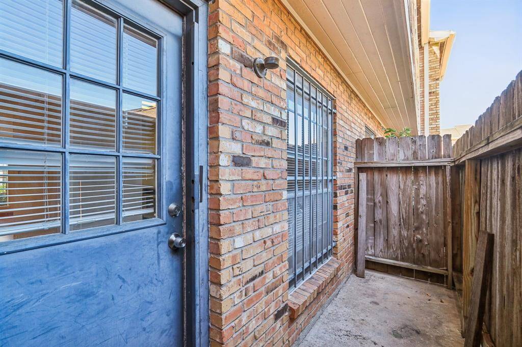 Back patio/entrance