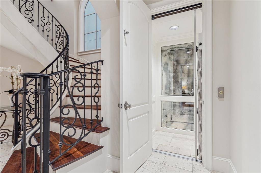 Elevator access to all four floors.