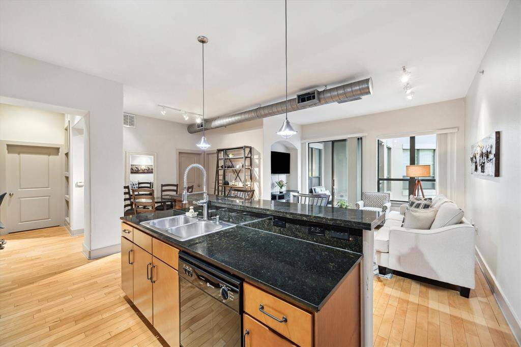 Bright, inviting, and desirable 4th-floor unit featuring spacious open living and abundant natural light.