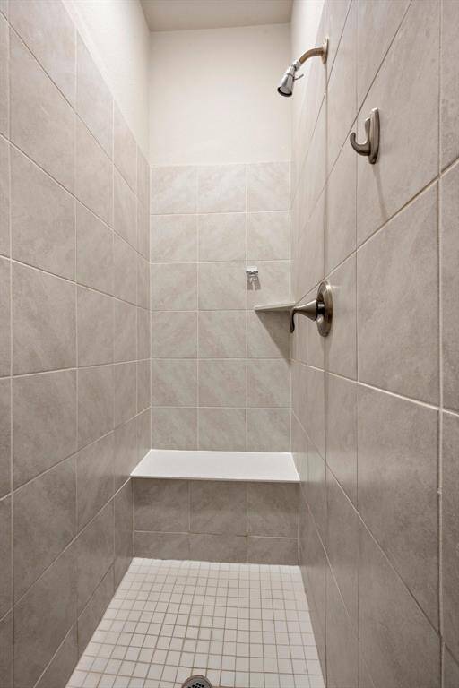 Oversized Walk-In Shower in Primary